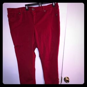 Red Jeggings